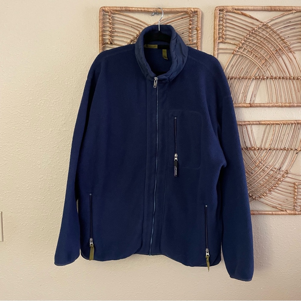 Vintage Patagonia Synchilla Fleece Jacket Blue Full Zip 90s USA 25410‎ Sz XL B29
